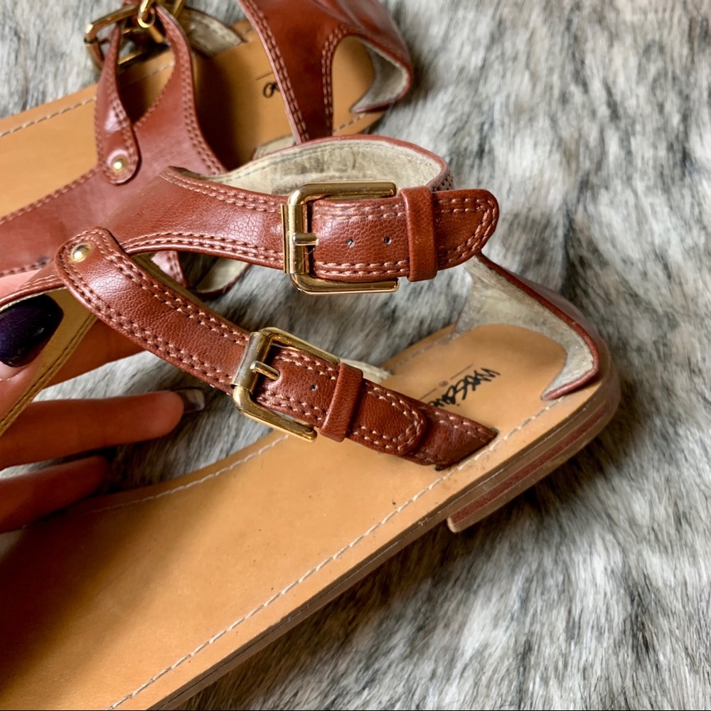 Mossimo | Cognac Strappy Thong Sandals - Picture 7 of 8